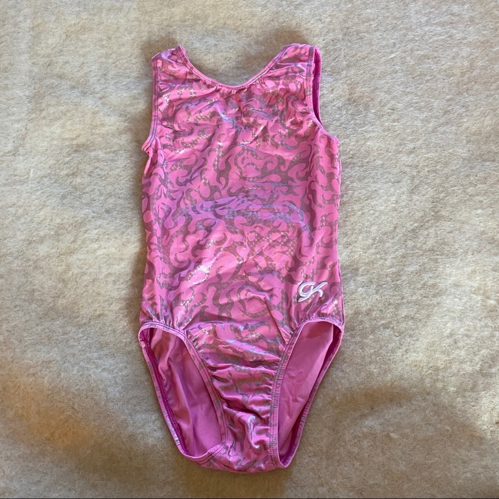 Girls pink leotard